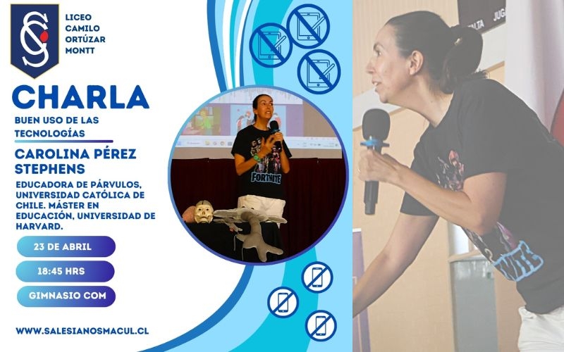 Invitación charla buen uso de las Tecnologías en el COM